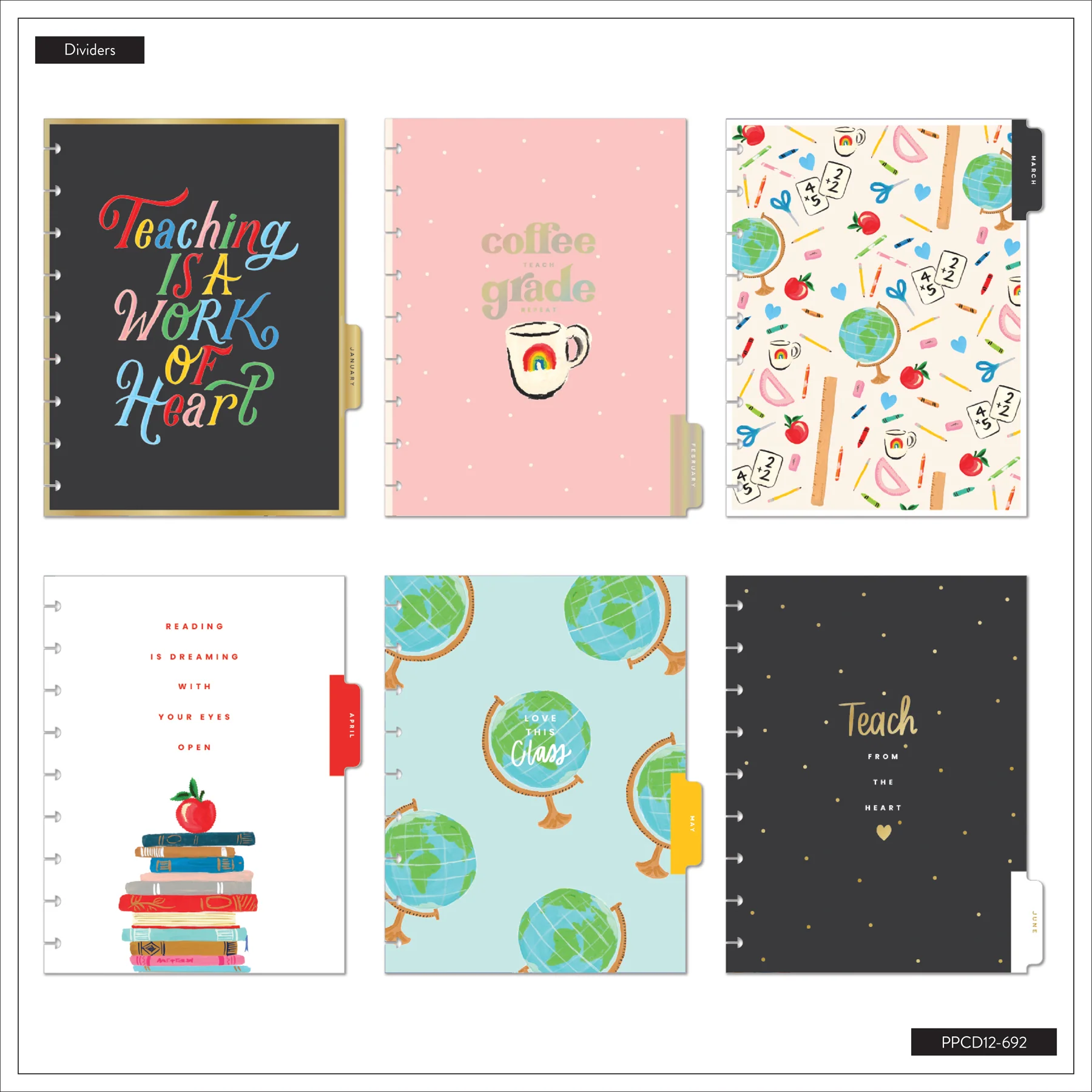 2026–2027 Bright Lessons Customizable Teacher Planner - Classic Teacher Layout - 12 Months - Image 13