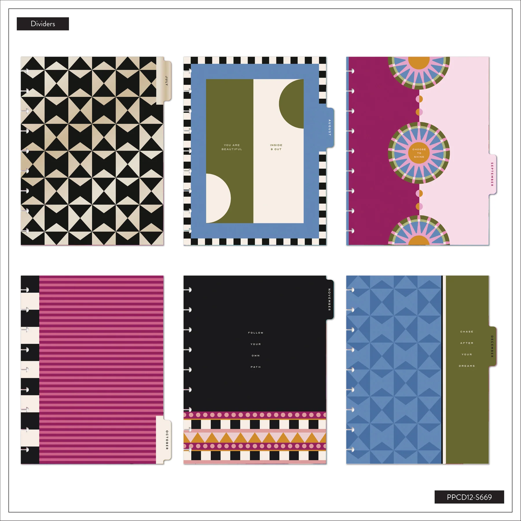 2026–2027 SPECIALTY Horizon Lines Customizable Planner - Classic Horizontal Layout - 12 Months - Image 13