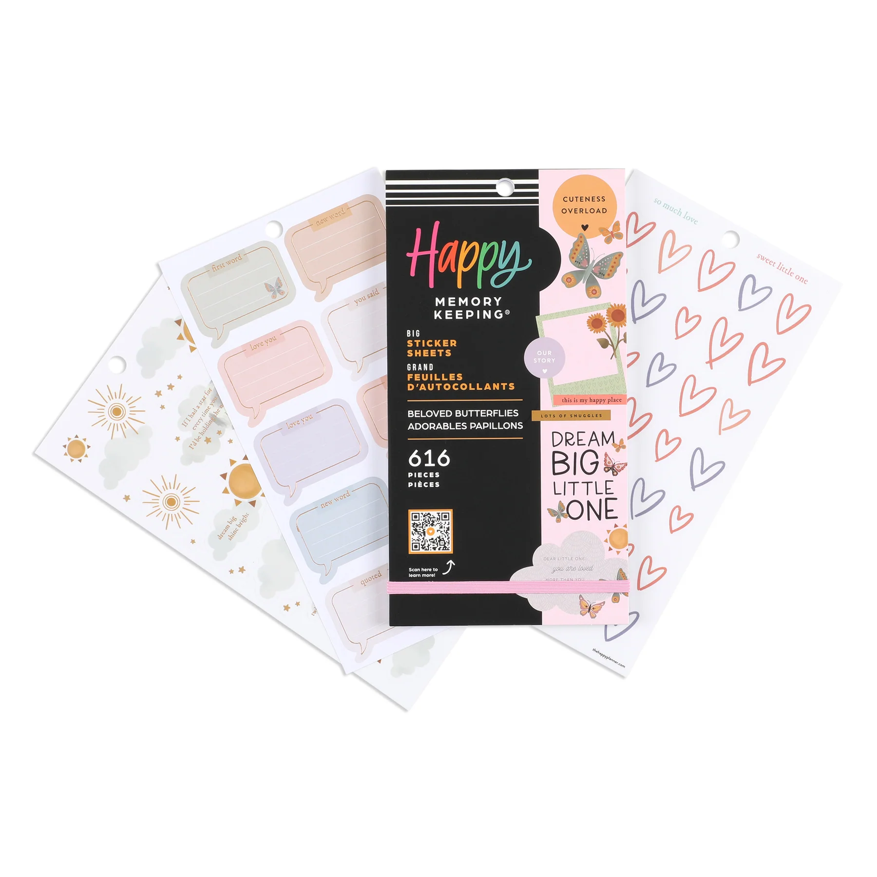 Beloved Butterflies Baby - Value Pack Stickers - Big - Image 4