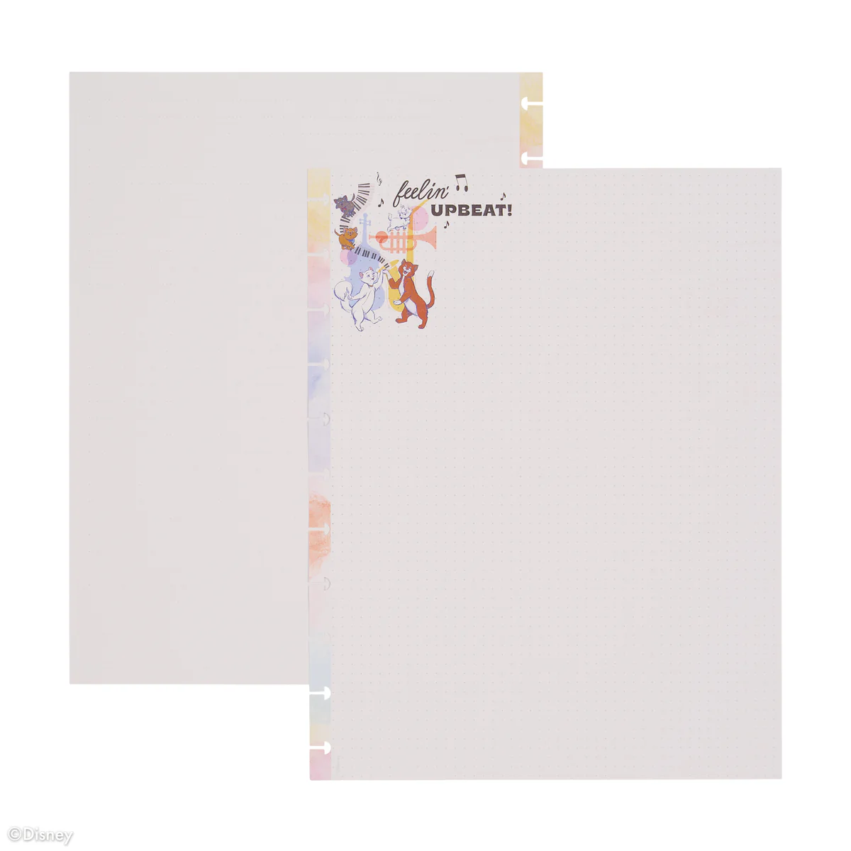 Disney The Aristocats - Dot Grid + Dotted Lined Big Filler Paper - 40 Sheets