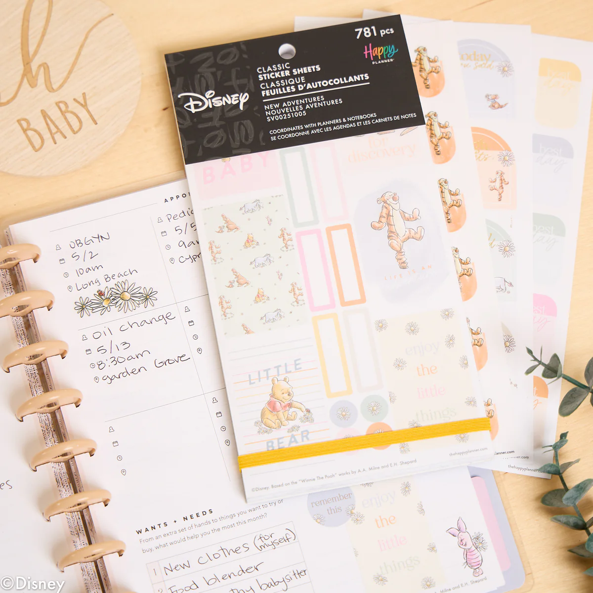 Disney Winnie the Pooh Baby - Value Pack Stickers - Image 24