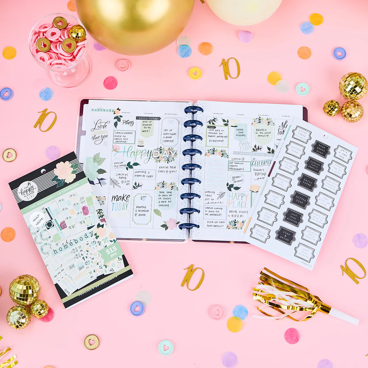 Golden Cheers 10 Year Anniversary Bundle - 5 Sticker Books + Limited-Edition Tote - Image 11