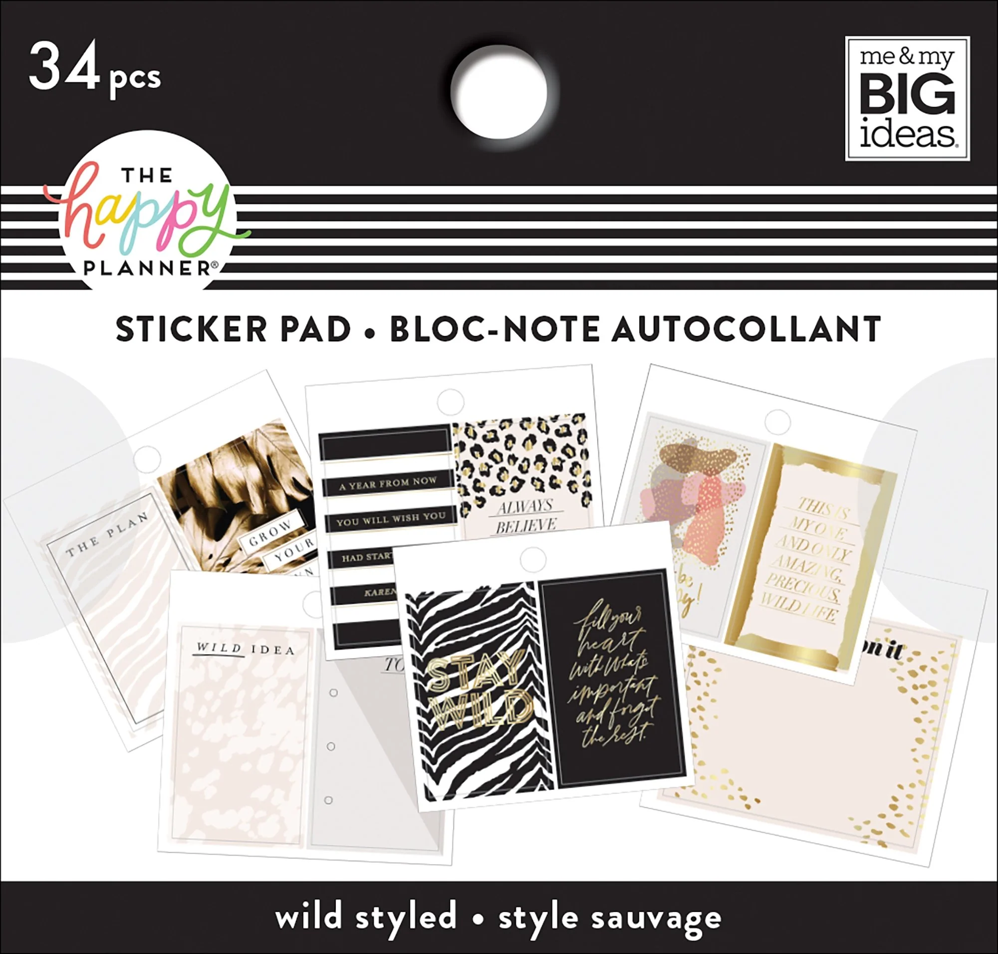Tiny Sticker Pad - Wild Styled
