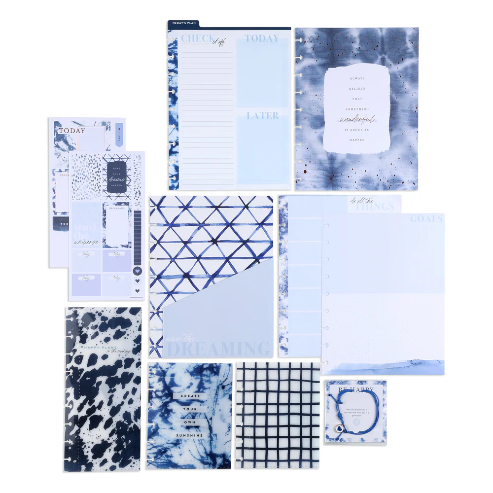 Indigo Tie Dye Classic Planner Companion - Image 2