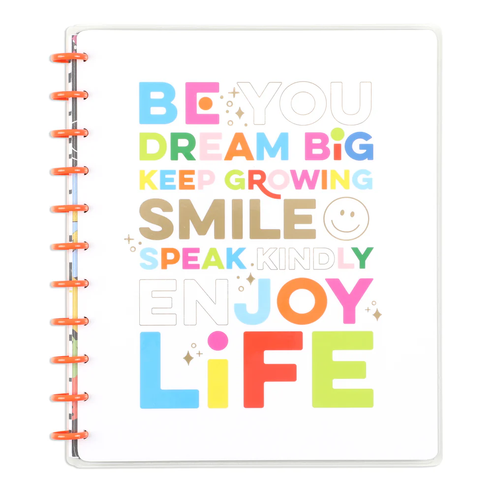 Joyful Expressions - Dotted Lined Big Notebook - 60 Sheets