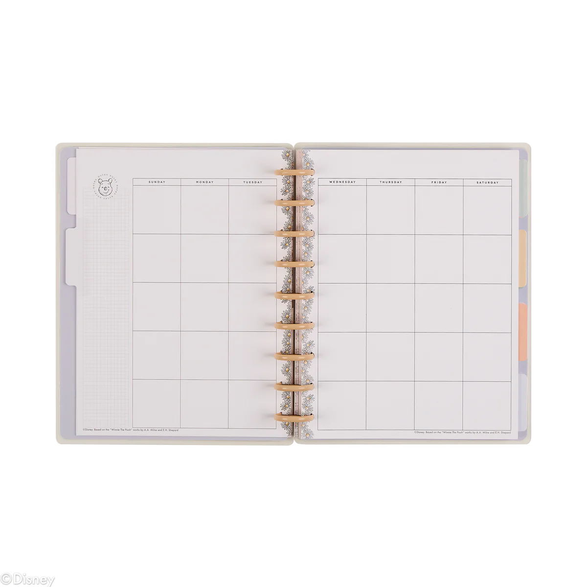 Undated Disney Winnie the Pooh Customizable Baby Planner - Classic Baby's First Year Layout - 12 Months - Image 37